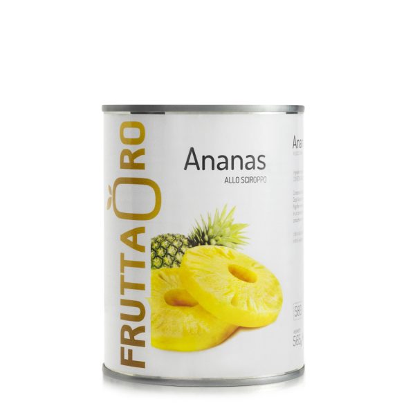 Ananas allo sciroppo in latta 580 ml