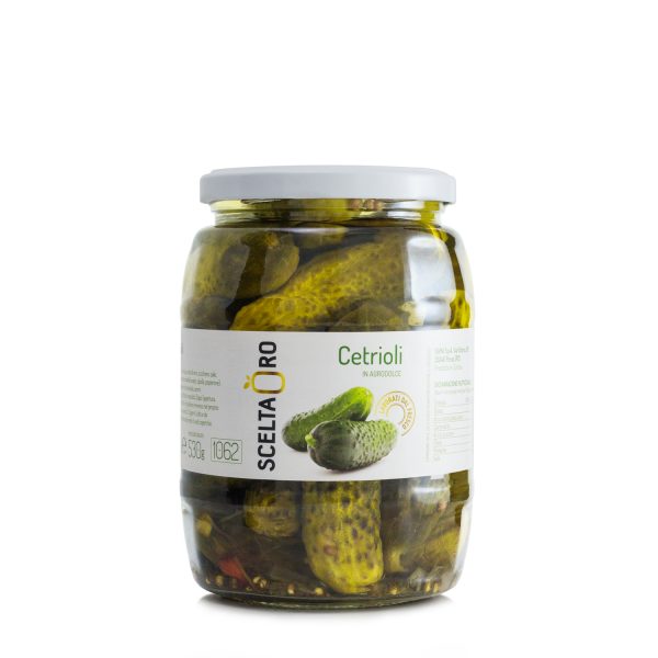 Cetrioli in agrodolce in vaso Scelta Oro 1062 ml