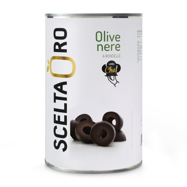 Olive nere a rondelle 4250 ml Scelta Oro