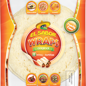 ES00141 el sabor_208_8 Wraps Original_ 8_(20cm) (16x8pcs)